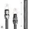Flextron Gas Line Hose 3/8'' O.D. x 12'' Length 1/2" FIP x MIP Fittings, Stainless Steel Flexible Connector FTGC-SS14-12C - alternate 2